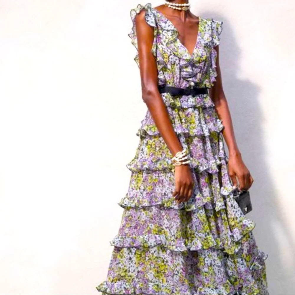 Giambattista Valli x H&M Floral Maxi NWT - Picture 1 of 9